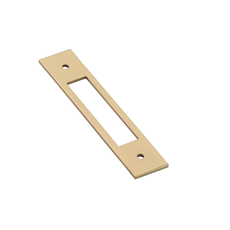 Keaton Cabinet Pull Handle - Cabinet Mount - 4" Brass/Satin Brass