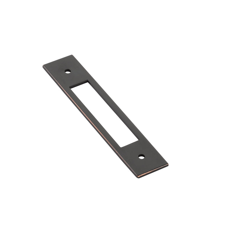 Keaton Cabinet Pull Handle - Cabinet Mount - 4" Brass/Oil Rubbed Bronze