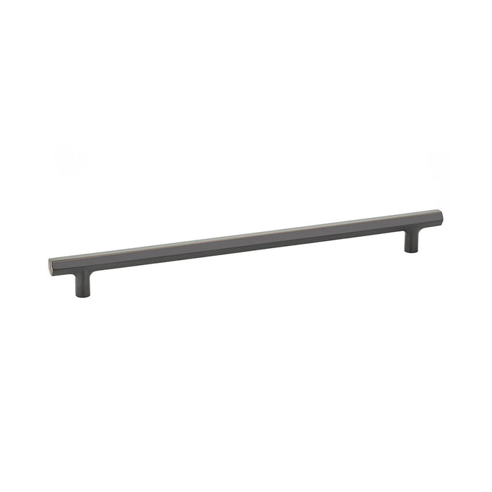 Mod Hex Cabinet Pull Handle - Cabinet Mount - 12" Brass/Oil Rubbed Bronze