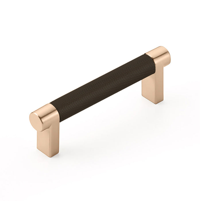 Select Stem Knurled Bar Cabinet Pull Handle - Cabinet Mount - 3" Brass/Satin Copper/Oil-Rubbed Bronze