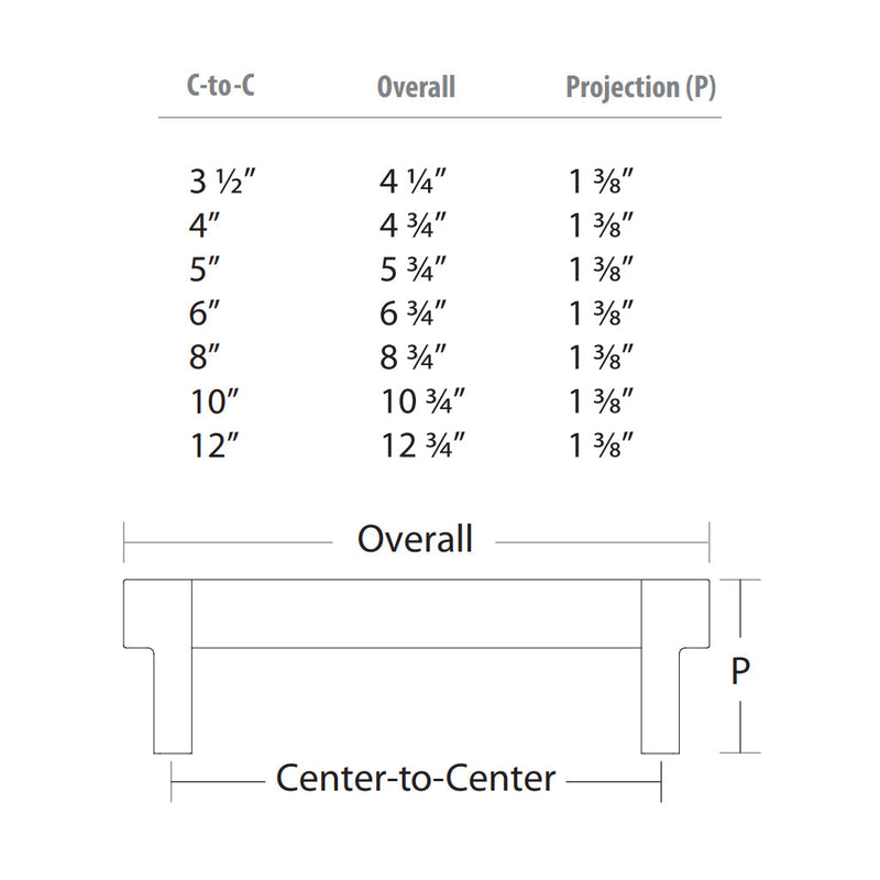Select Stem Knurled Bar Cabinet Pull Handle - Cabinet Mount - 3" Brass/Flat Black/Satin Brass