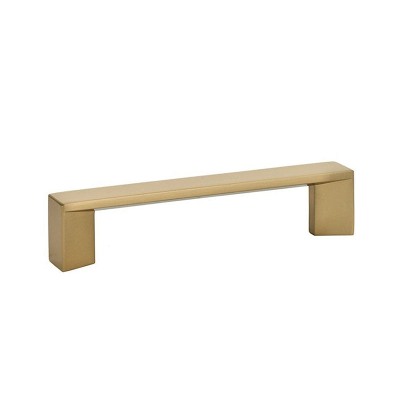 Trinity Cabinet Pull Handle - Cabinet Mount - 8" Brass/Satin Brass
