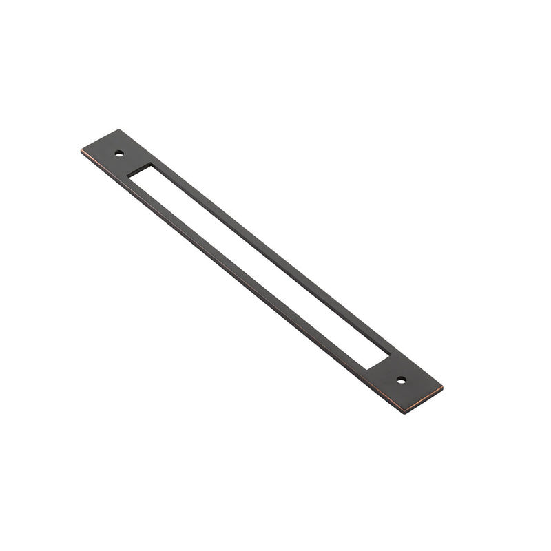 Trinity Cabinet Pull Handle - Cabinet Mount - 8" Brass/Oil Rubbed Bronze