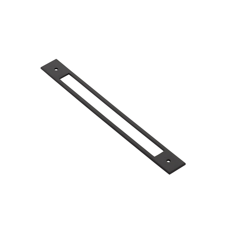 Trinity Cabinet Pull Handle - Cabinet Mount - 8" Brass/Flat Black