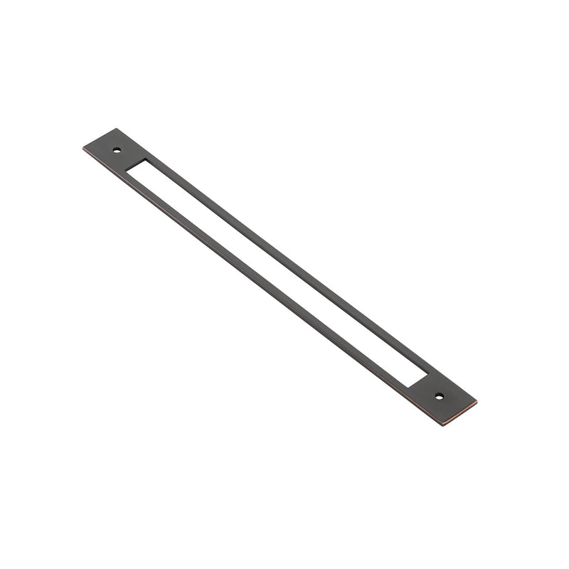 Warwick Cabinet Pull Handle - Cabinet Mount - 10" Brass/Oil Rubbed Bronze