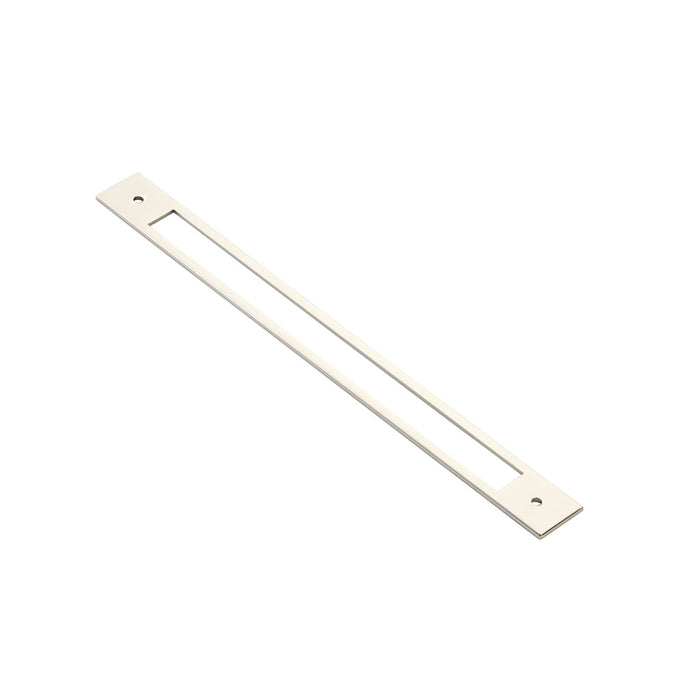 Warwick Cabinet Pull Handle - Cabinet Mount - 10" Brass/Polished Nickel
