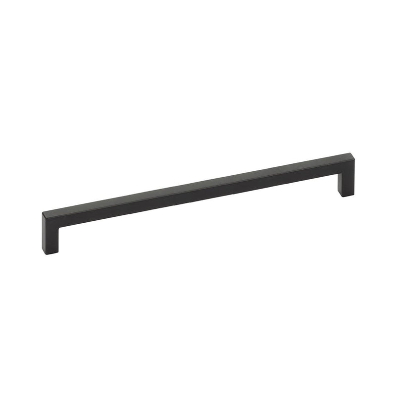 Warwick Cabinet Pull Handle - Cabinet Mount - 10" Brass/Flat Black