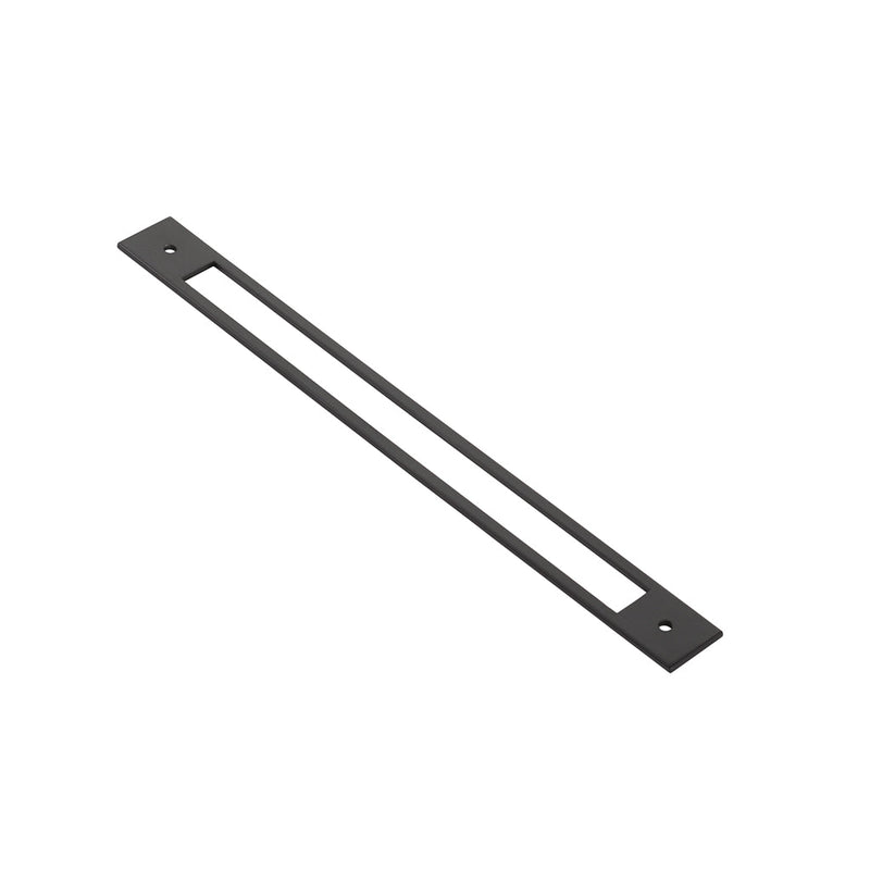 Warwick Cabinet Pull Handle - Cabinet Mount - 10" Brass/Flat Black