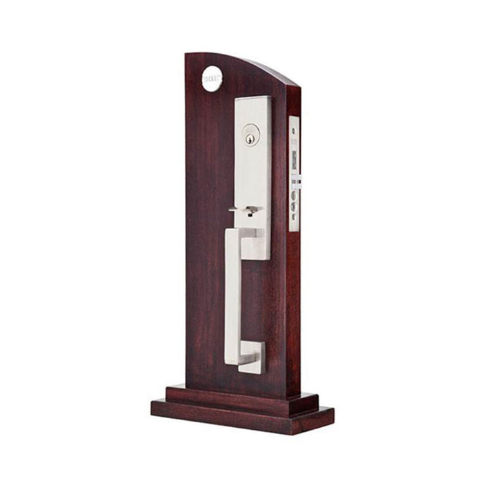 Mormont Helios Lever Mortise Right Door Entrance Set - Door Mount - 18" Stainless Steel/Brushed Stainless Steel