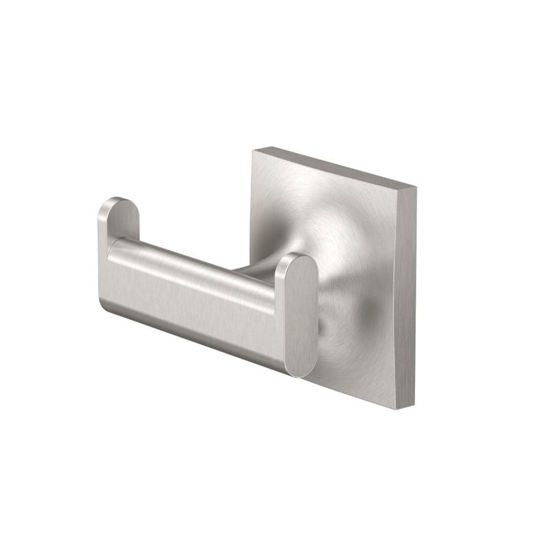 Waterline Single Hook - Wall Mount - 3" Brass/Satin Nickel