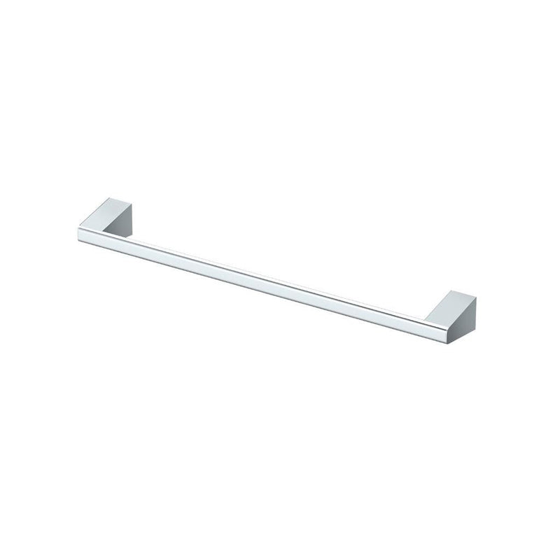 A-Line Single Towel Bar - Wall Mount - 18" Brass/Polished Chrome