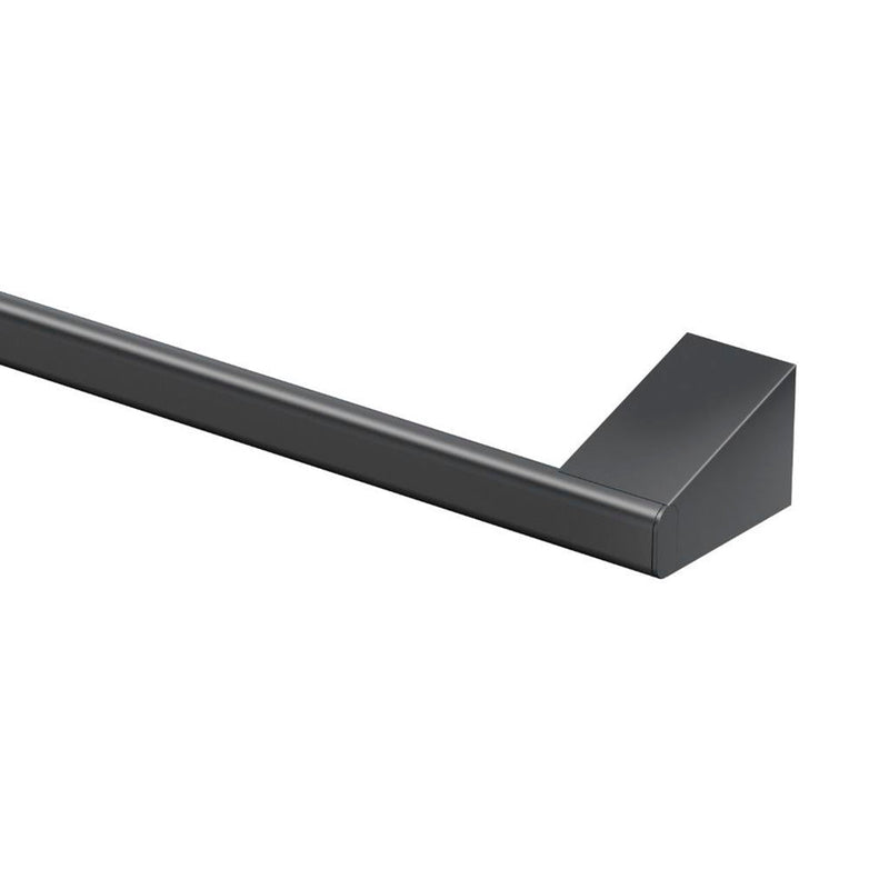 A-Line Single Towel Bar - Wall Mount - 24" Brass/Matt Black