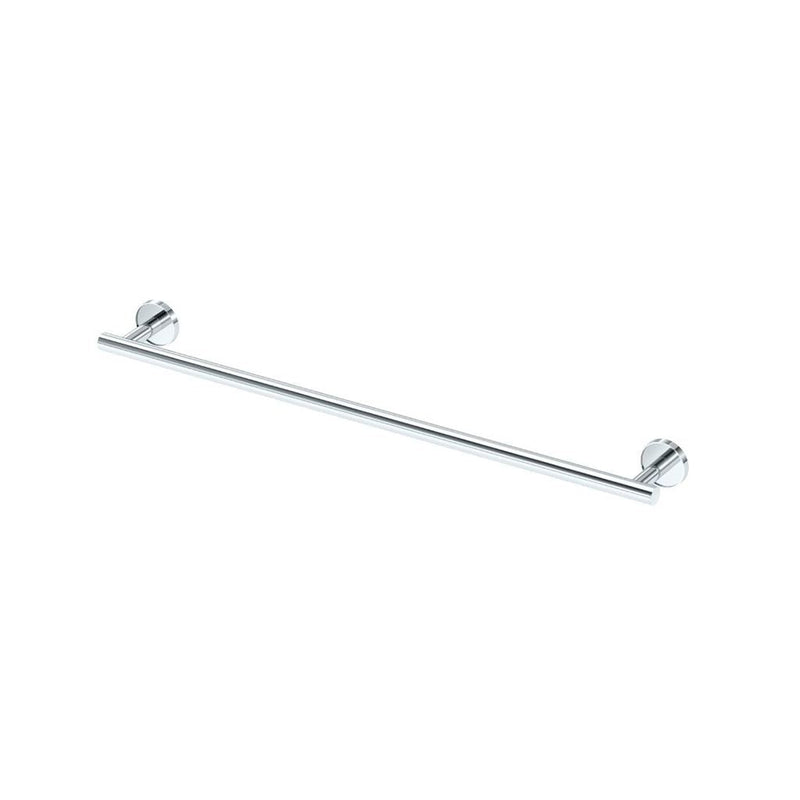Sky Single Towel Bar - Wall Mount - 24" Brass/Polished Chrome