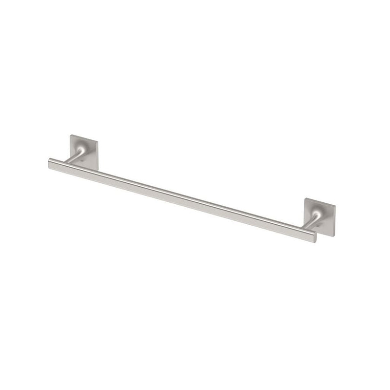 Waterline Single Towel Bar - Wall Mount - 18" Brass/Satin Nickel