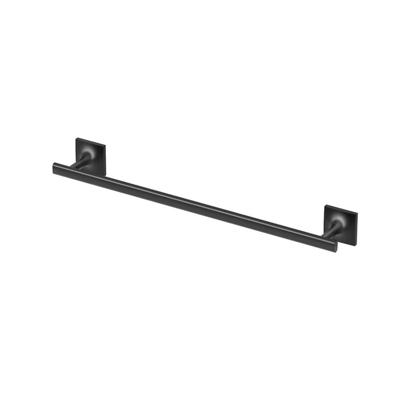 Waterline Single Towel Bar - Wall Mount - 18" Brass/Matt Black