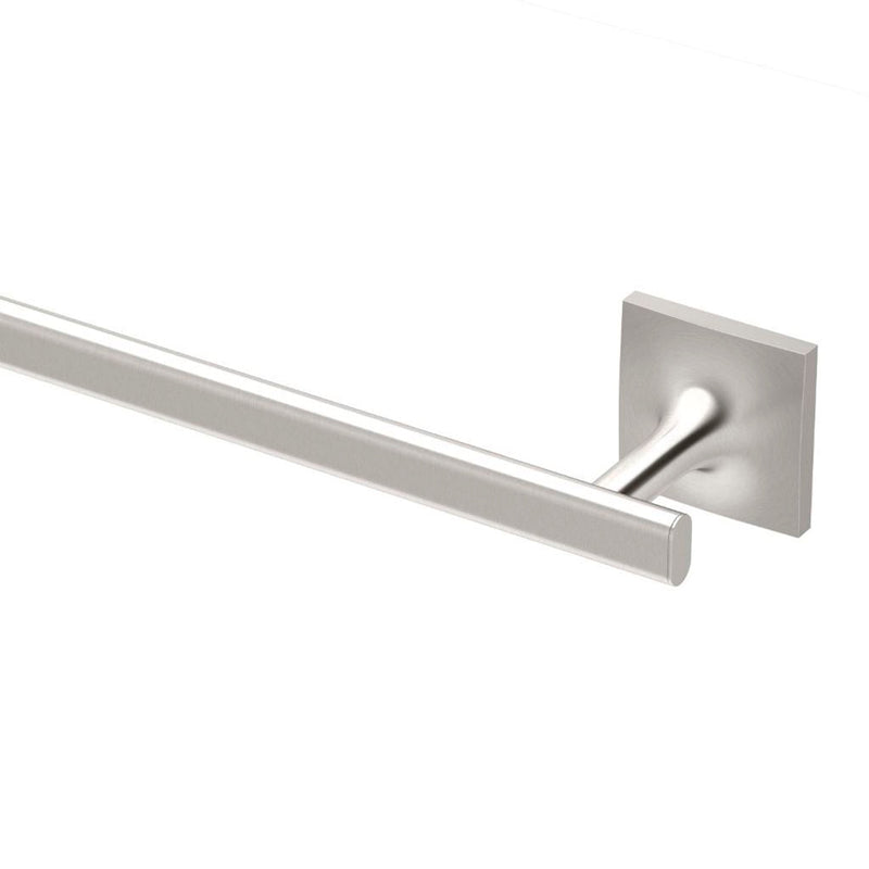 Waterline Single Towel Bar - Wall Mount - 24" Brass/Satin Nickel
