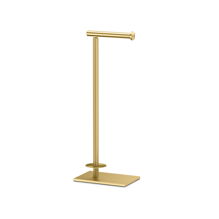 Elevation Toilet Paper Holder - Free Standing - 21" Steel/Brushed Brass