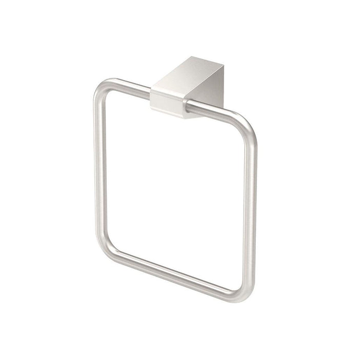 A-Line Towel Ring - Wall Mount - 7" Brass/Satin Nickel