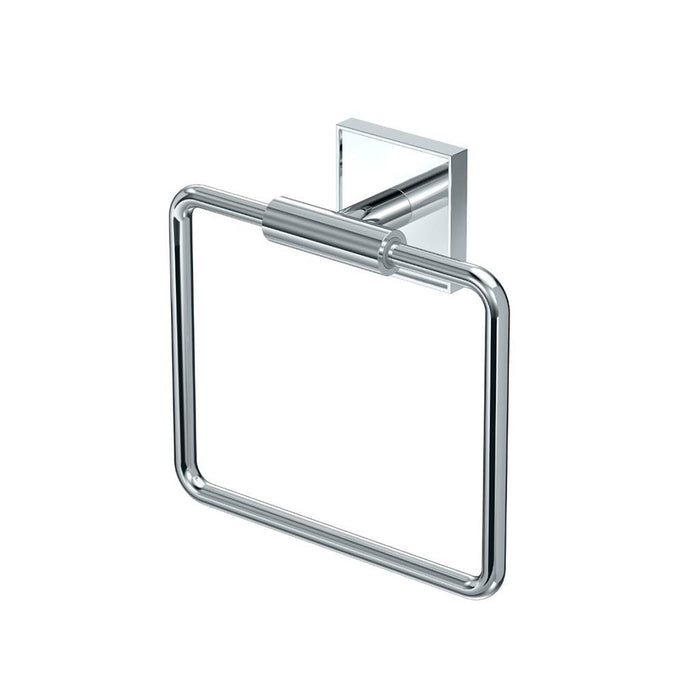 Mode Towel Ring - Wall Mount - 6" Brass/Polished Chrome