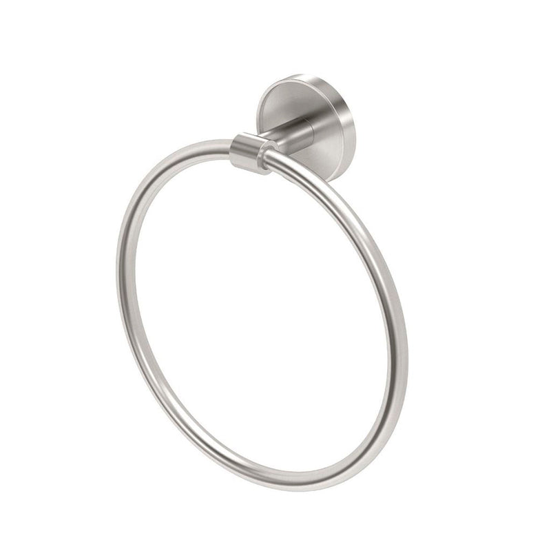 Sky Towel Ring - Wall Mount - 7" Brass/Satin Nickel