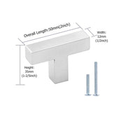 Gol Cabinet Knob - Cabinet Mount - 2"