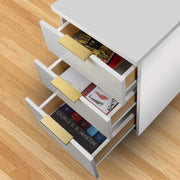 Gol Edge Cabinet Pull Handle - Square Traditional Cabinet Mount