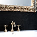 Mozart Widespread Bathroom Faucet - Widespread - 8" Brass/Antique Brass