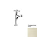 York Single Water Bathroom Faucet - Single Hole - 6" Brass/Polished Nickel