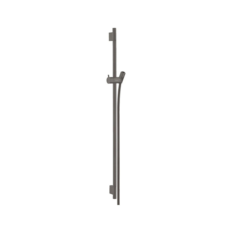 Universal Hand Shower Column - Wall Mount - 40" Brass/Brushed Black Chrome
