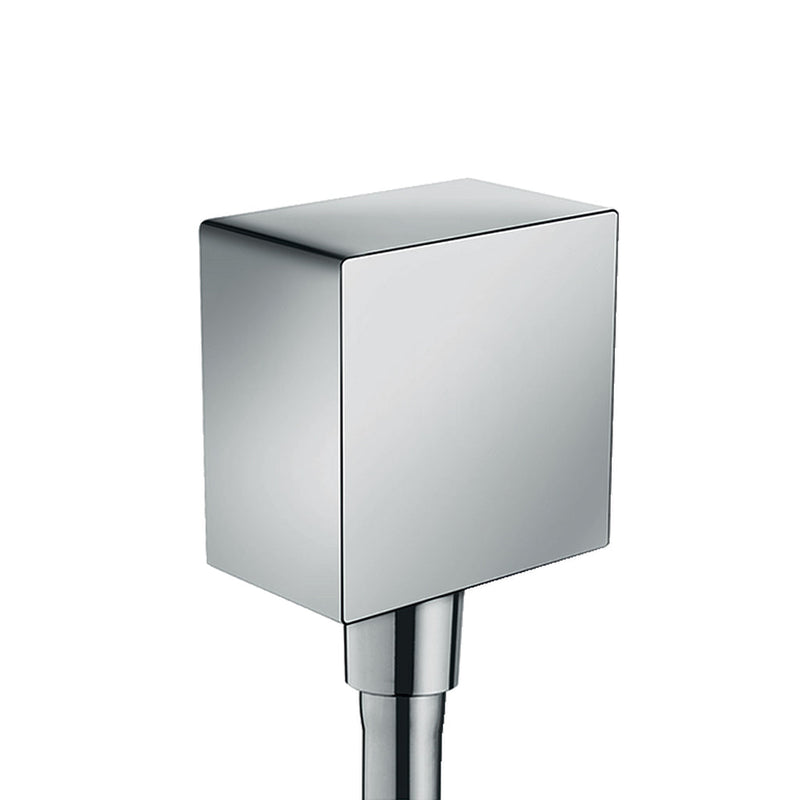 Fixfit Hand Shower Connector - Wall Mount - 3" Brass/Polished Chrome