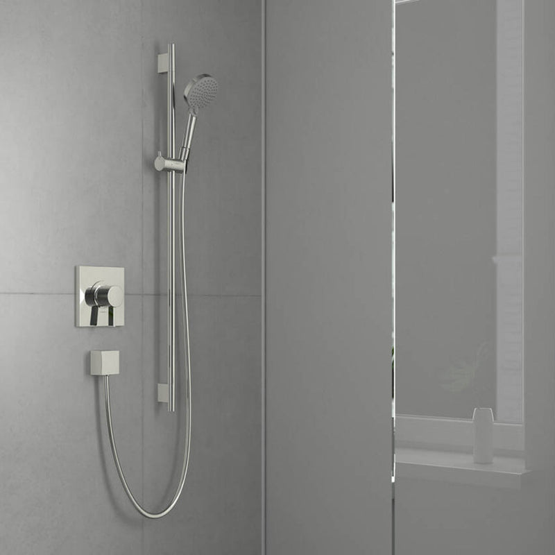 Techniflex Hand Shower Hose - Free Standing - 63" Brass/Brushed Black Chrome