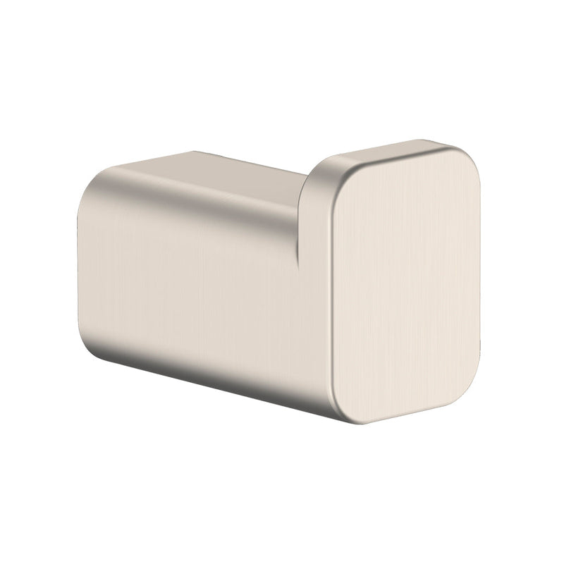 Addstoris Single Hook - Wall Mount - 1" Brass/Brushed Nickel