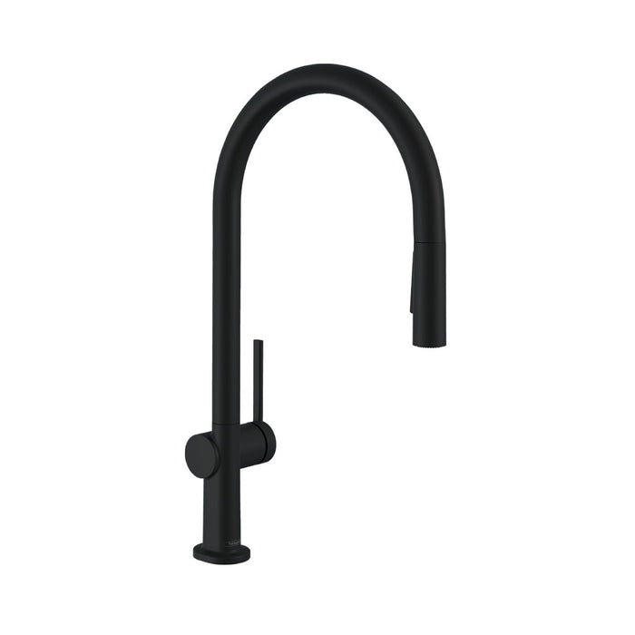 Talis N Higharc Pull Down Kitchen Faucet - Single Hole - 18" Brass/Matt Black