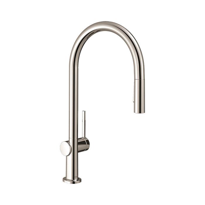 Talis N Higharc Pull Down Kitchen Faucet - Single Hole - 18" Brass/Polished Nickel