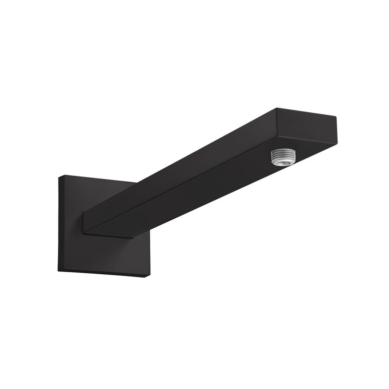 Raindance E Shower Arm - Wall Mount - 15" Brass/Matt Black