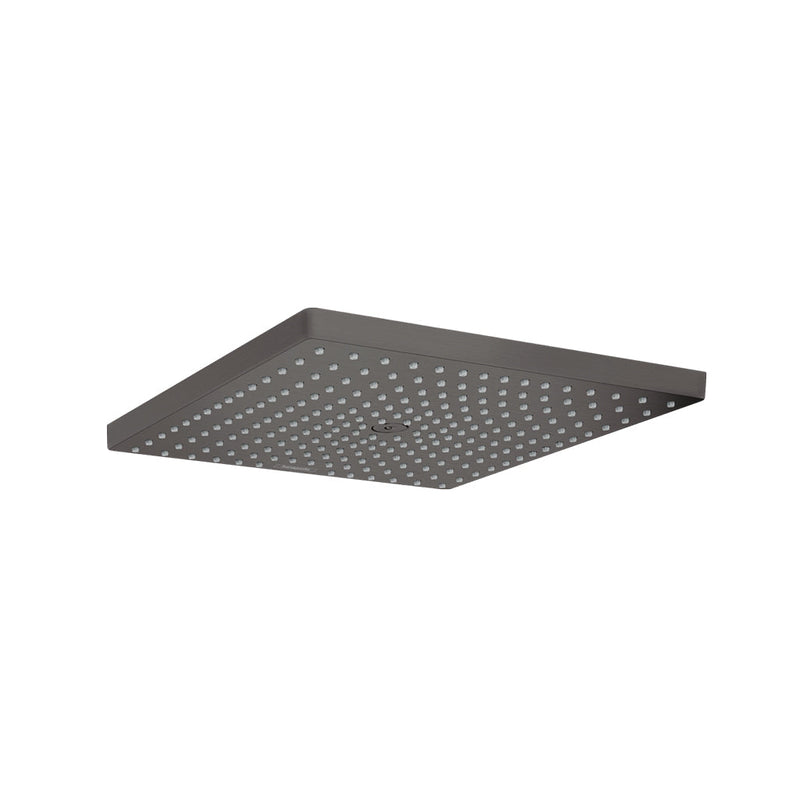 Raindance E 1.8 GPM Shower Head - Wall Mount - 12" Brass/Brushed Black Chrome