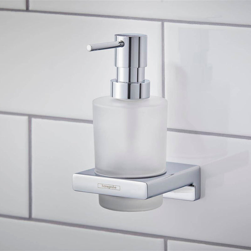 Addstoris Soap Dispenser - Wall Mount - 7" Brass/Polished Chrome