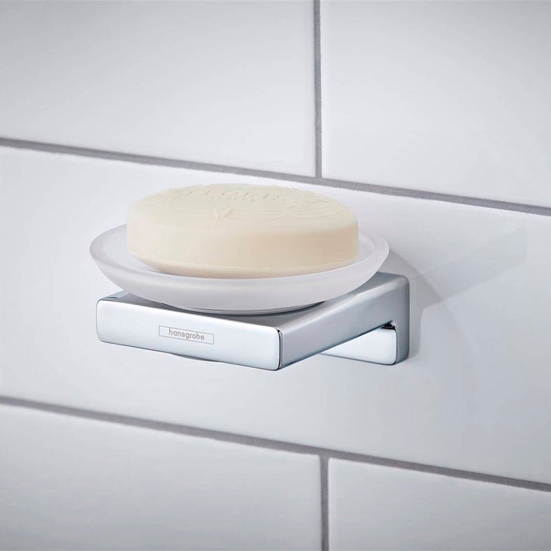 Addstoris Soap Dish - Wall Mount - 5" Brass/Polished Chrome