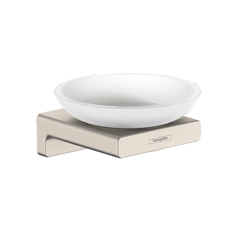 Addstoris Soap Dish - Wall Mount - 5" Brass/Brushed Nickel