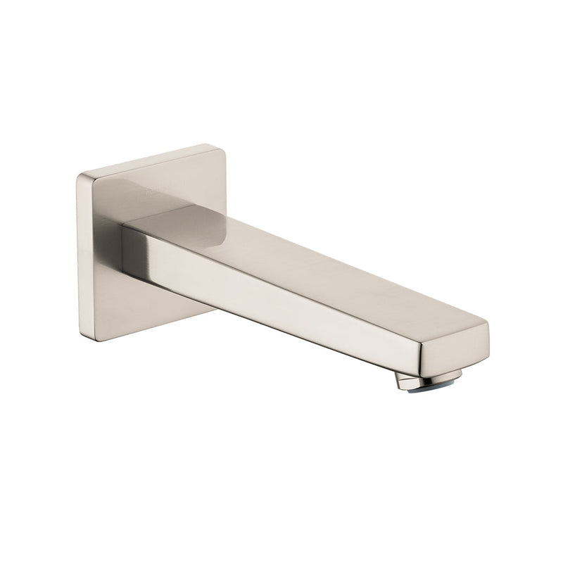 Metropol Tub Spout - Wall Mount - 8" Brass/Brushed Nickel
