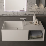 Soul Vanity - Wall Mount - 32" Solid Surface/Matt White