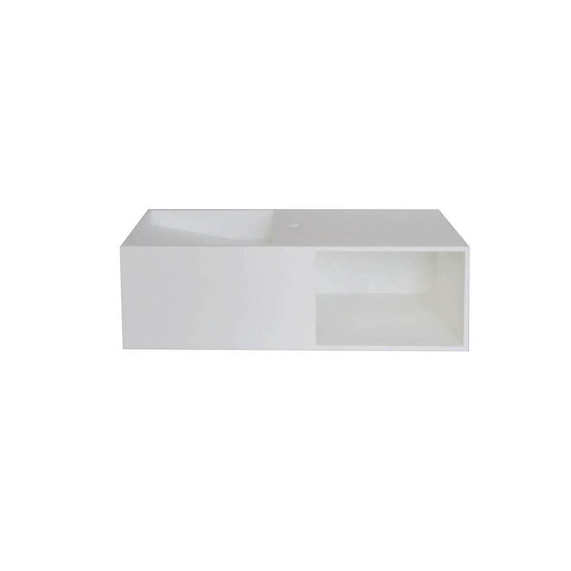 Soul Vanity - Wall Mount - 32" Solid Surface/Matt White