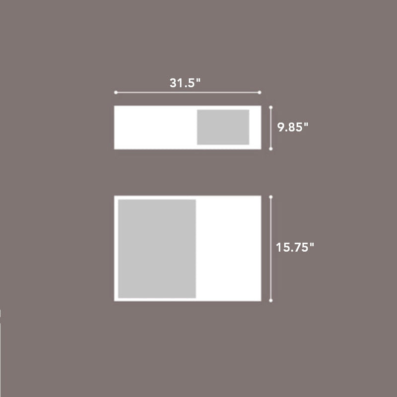 Soul Vanity - Wall Mount - 32" Solid Surface/Matt White