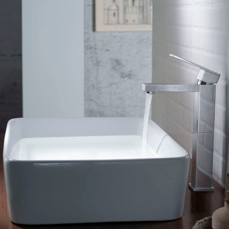 Serie 160 Bathroom Faucet - Vessel - 11" Brass/Polished Nickel