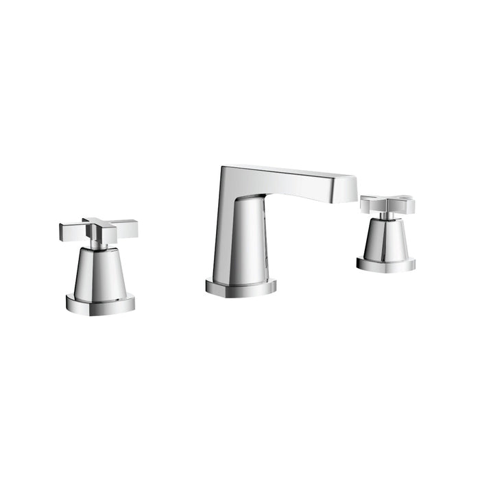 Serie 240 Bathroom Faucet - Widespread - 16" Brass/Brushed Nickel