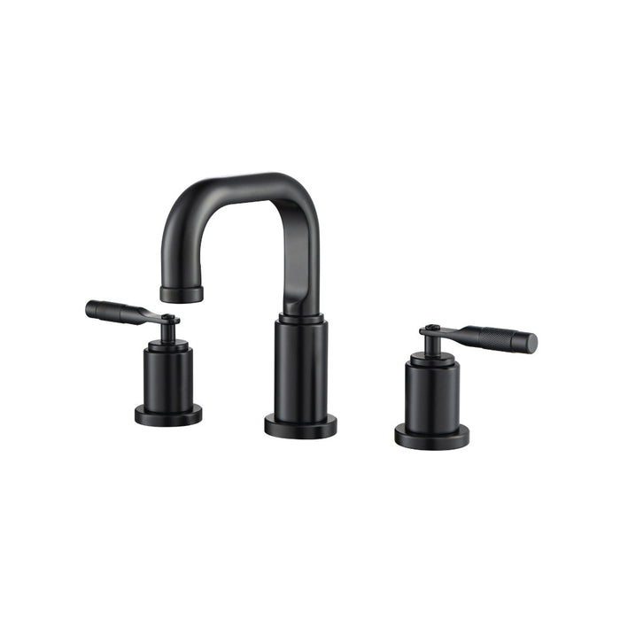 Serie 250 Bathroom Faucet - Widespread - 15" Brass/Matt Black