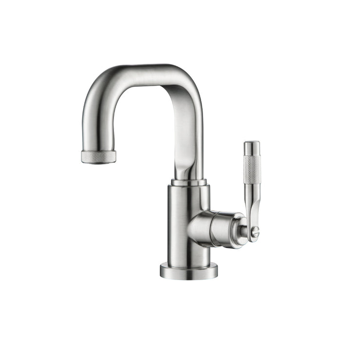 Serie 250 Bathroom Faucet - Single Hole - 4" Brass/Brushed Nickel
