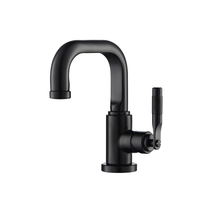 Serie 250 Bathroom Faucet - Single Hole - 4" Brass/Matt Black