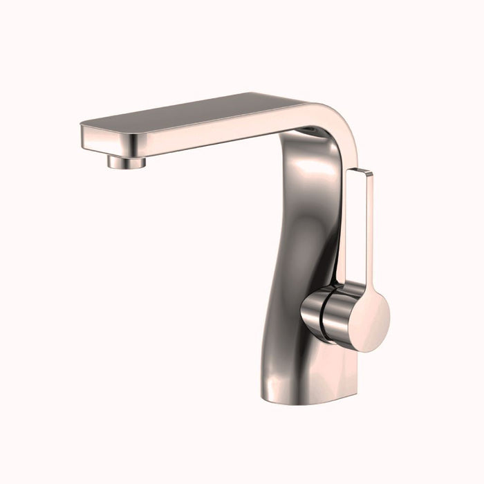 Serie 260 Bathroom Faucet - Single Hole - 2" Brass/Brushed Nickel