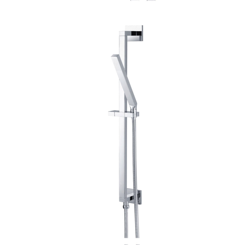 Universal Hand Shower Column Set - Wall Mount - 32" Brass/Polished Chrome